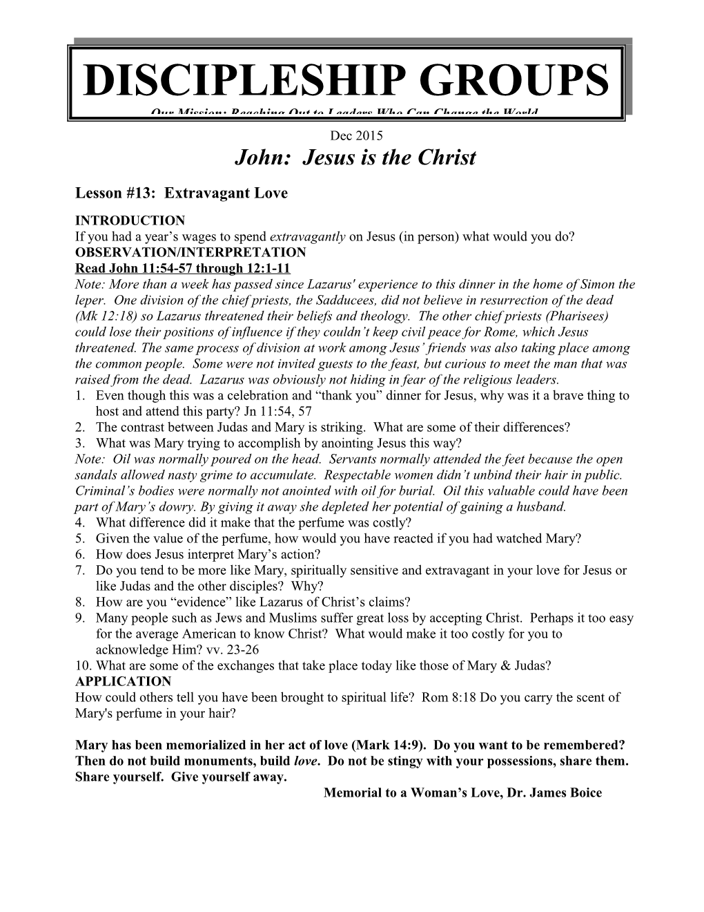 John: Jesus Is the Christ