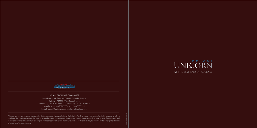 Belani Unicorn Brochure.Cdr