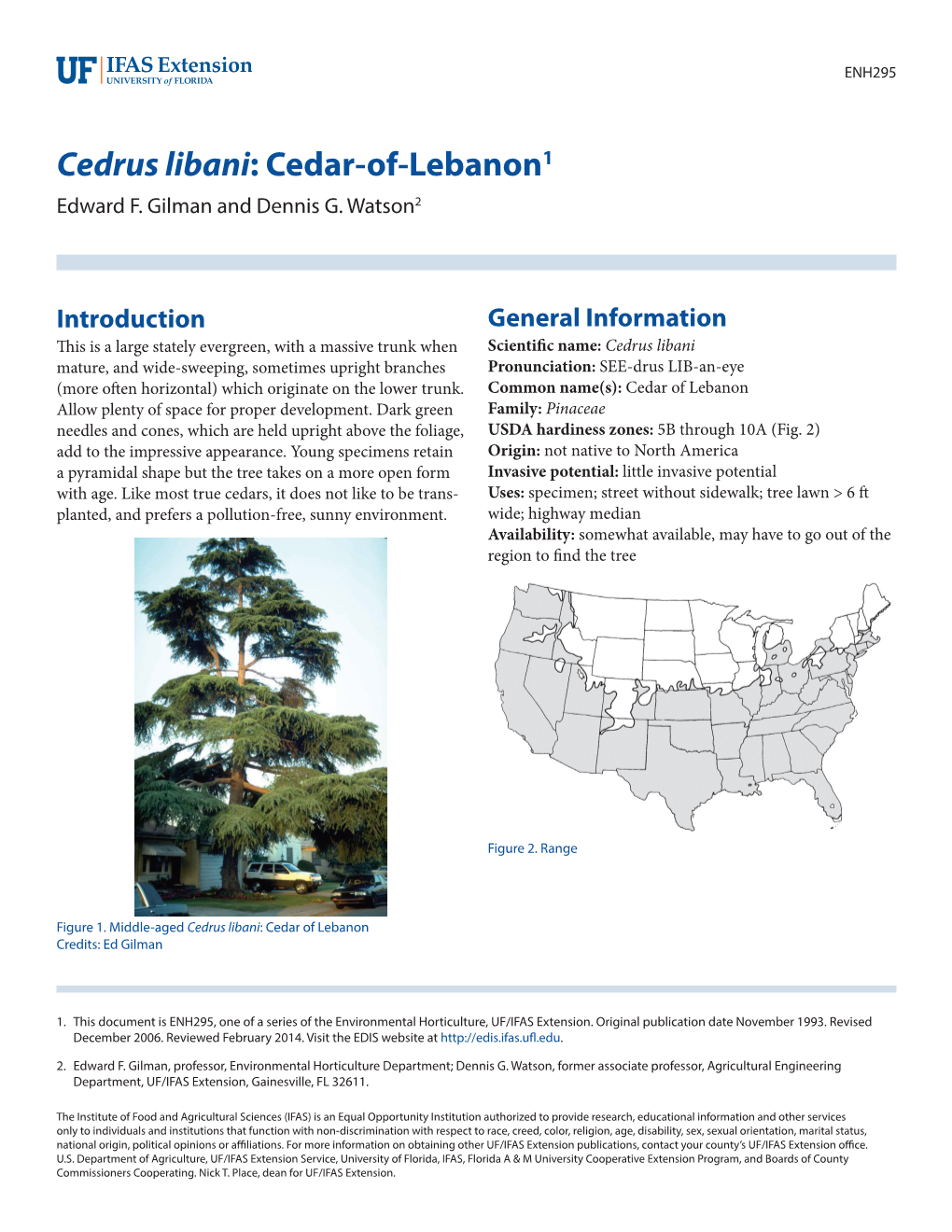 Cedrus Libani: Cedar-Of-Lebanon1 Edward F
