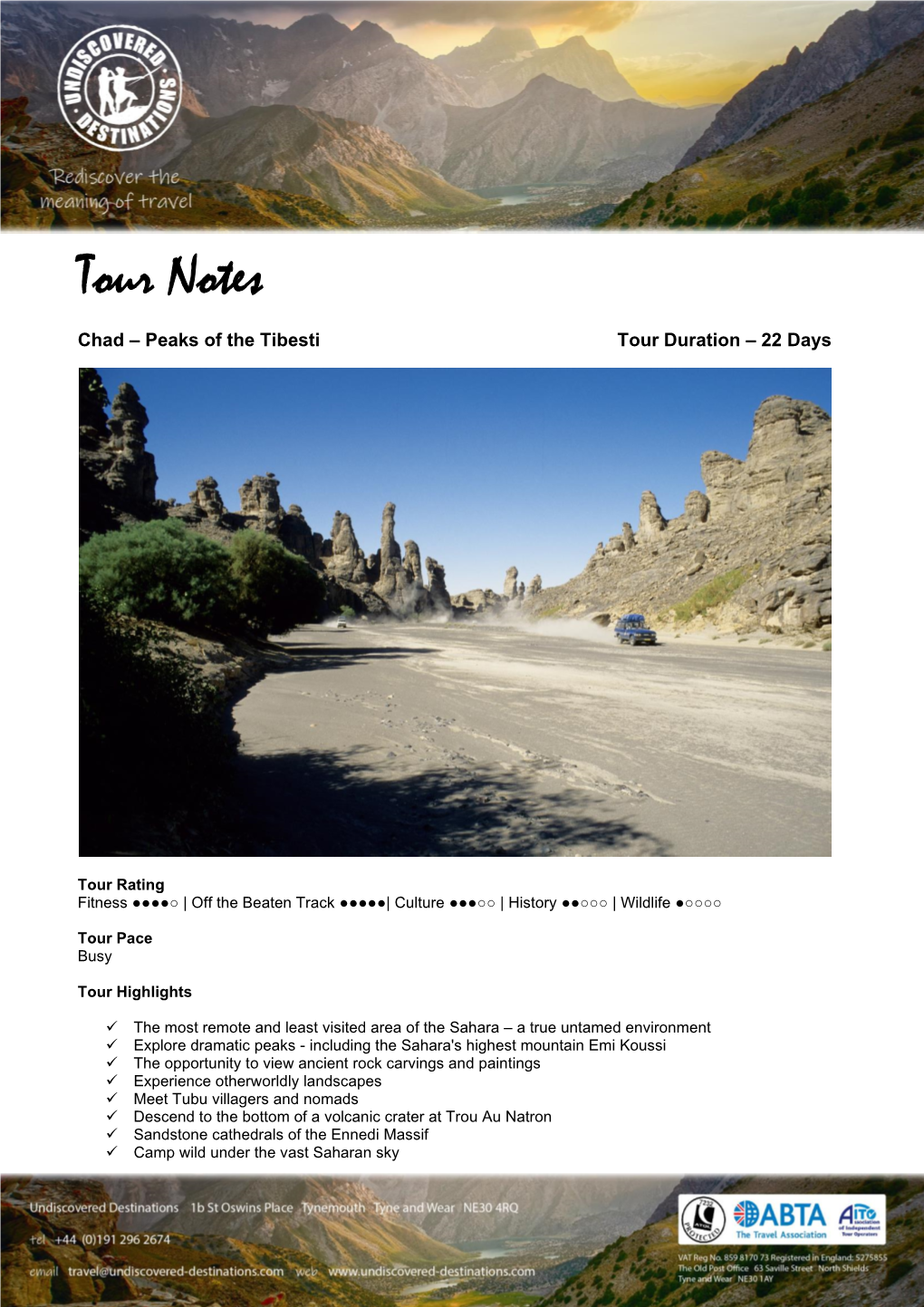 Download Tour Dossier