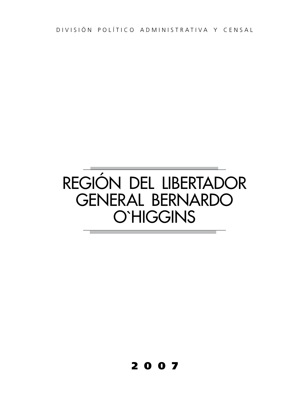 Región Del Libertador General Bernardo O`Higgins