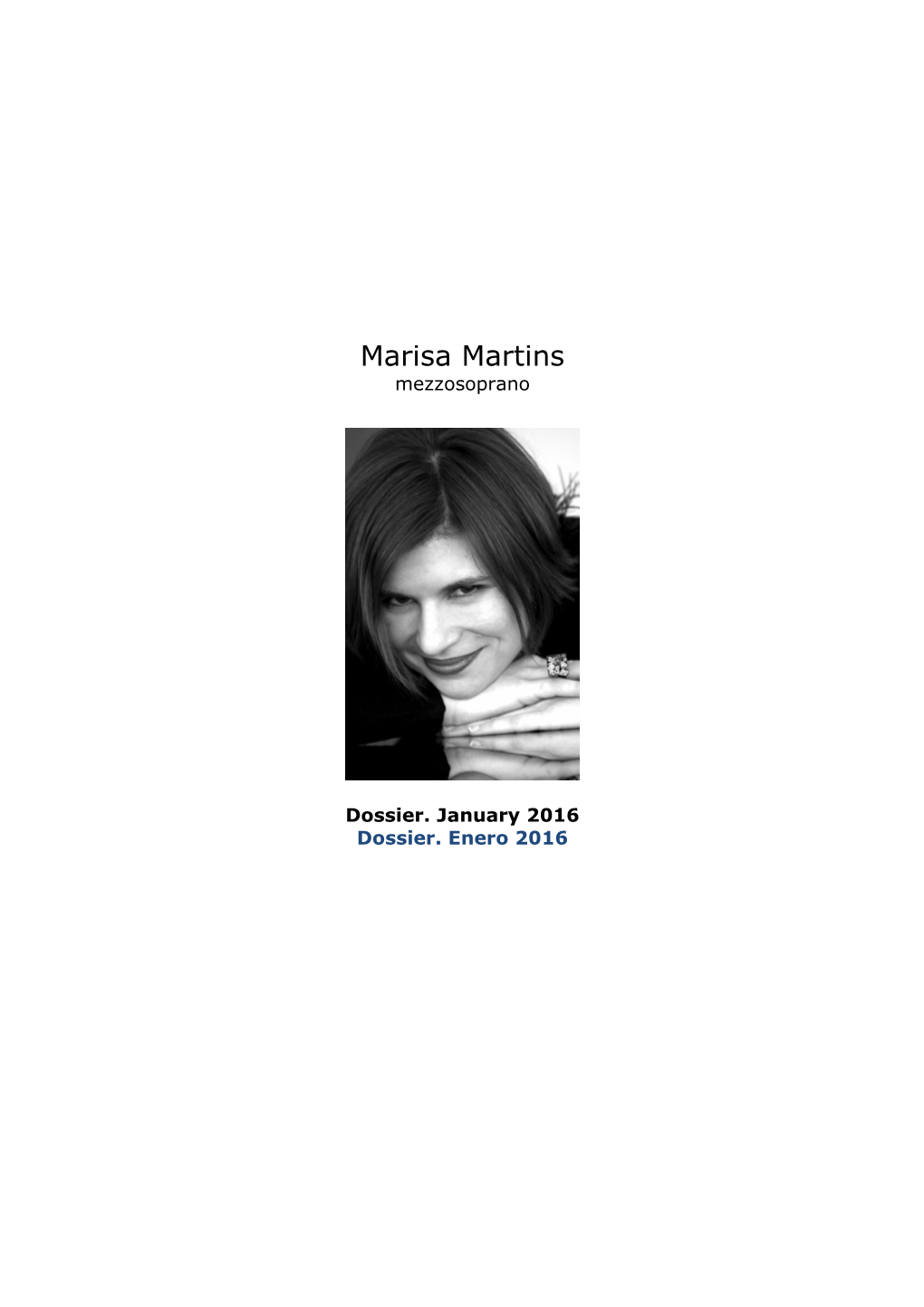 Marisa Martins Mezzosoprano