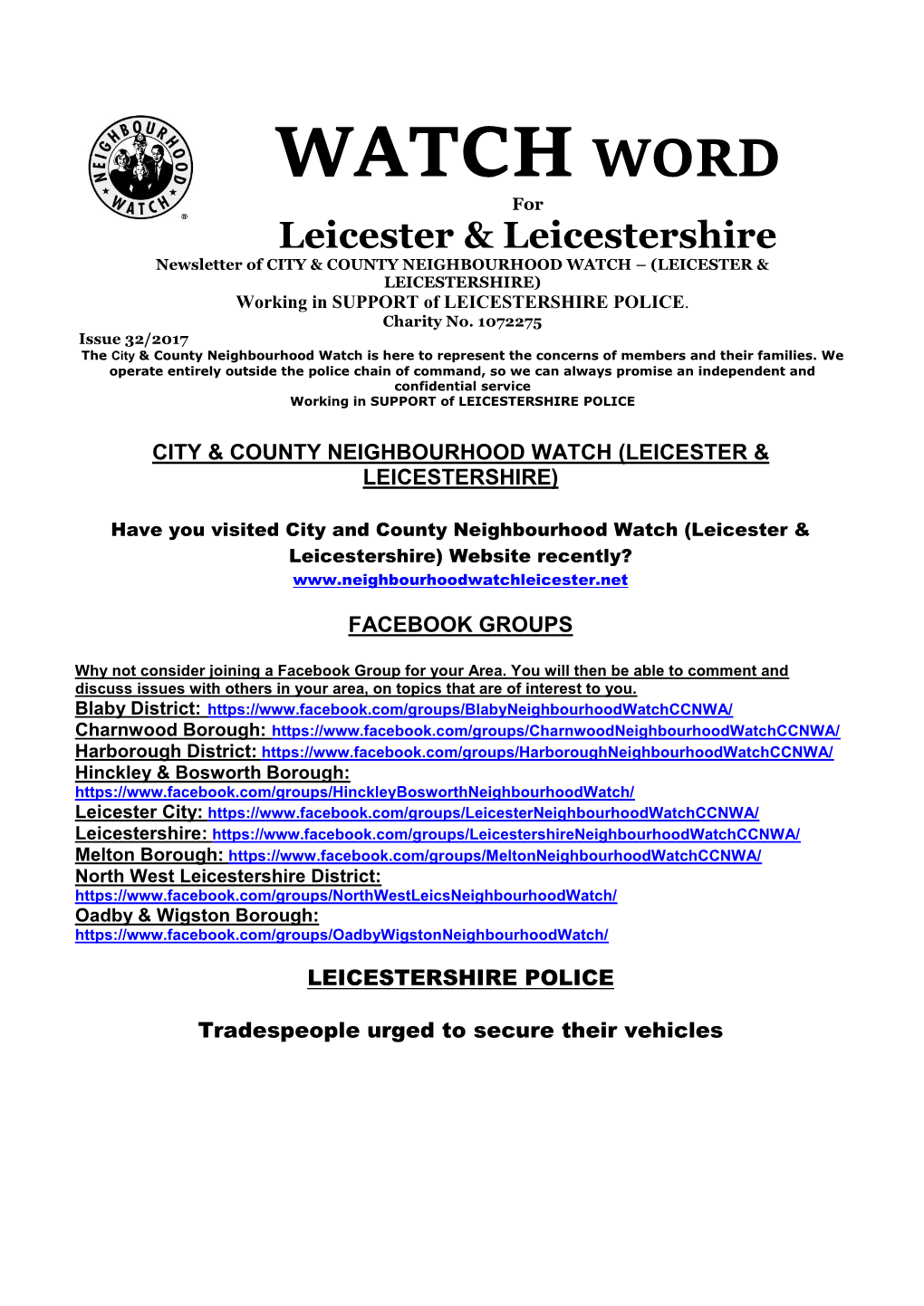 Leicester & Leicestershire
