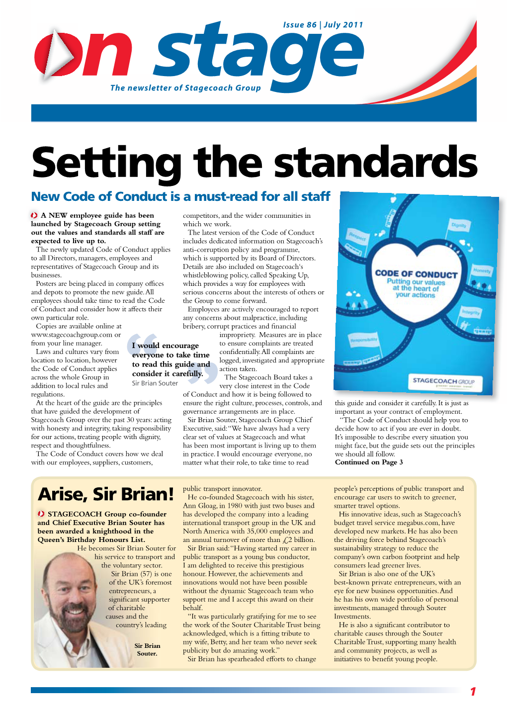 Setting the Standards New Code of Conduct Is a Must-Read for All Staff