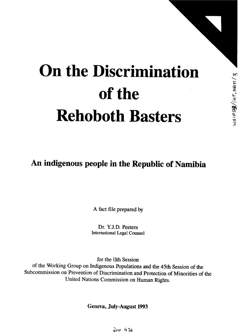 On the Discrimination of the Rehoboth Rasters