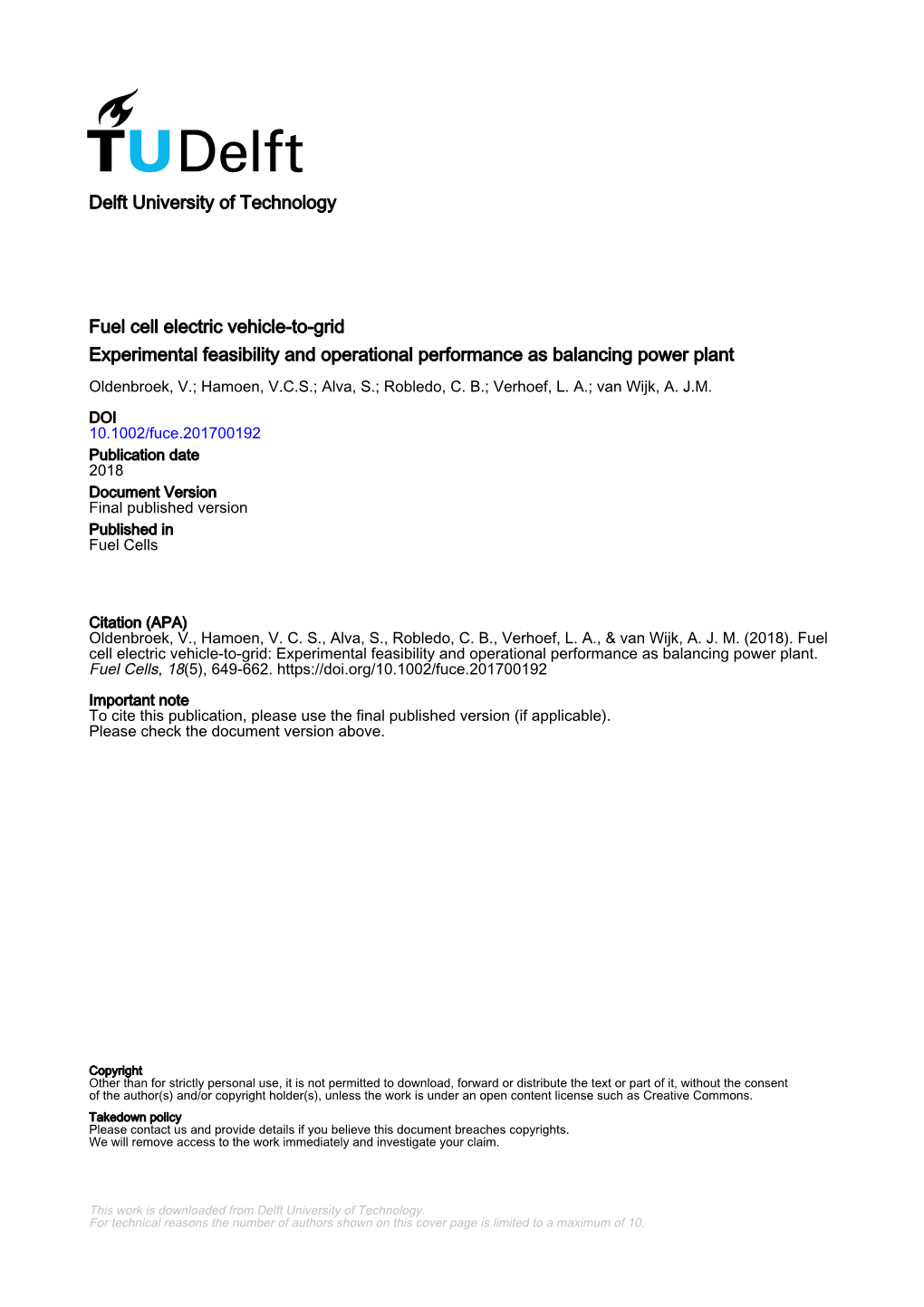 Grid: Experimental Feasibility and Operational Performance As Balancing Power Plant