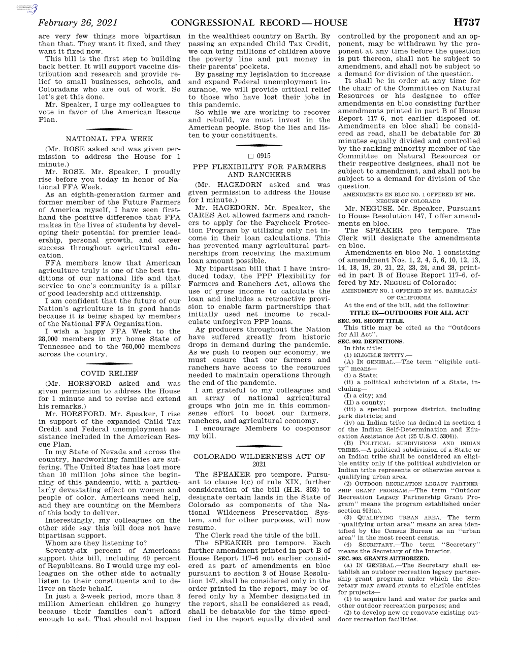 Congressional Record—House H737