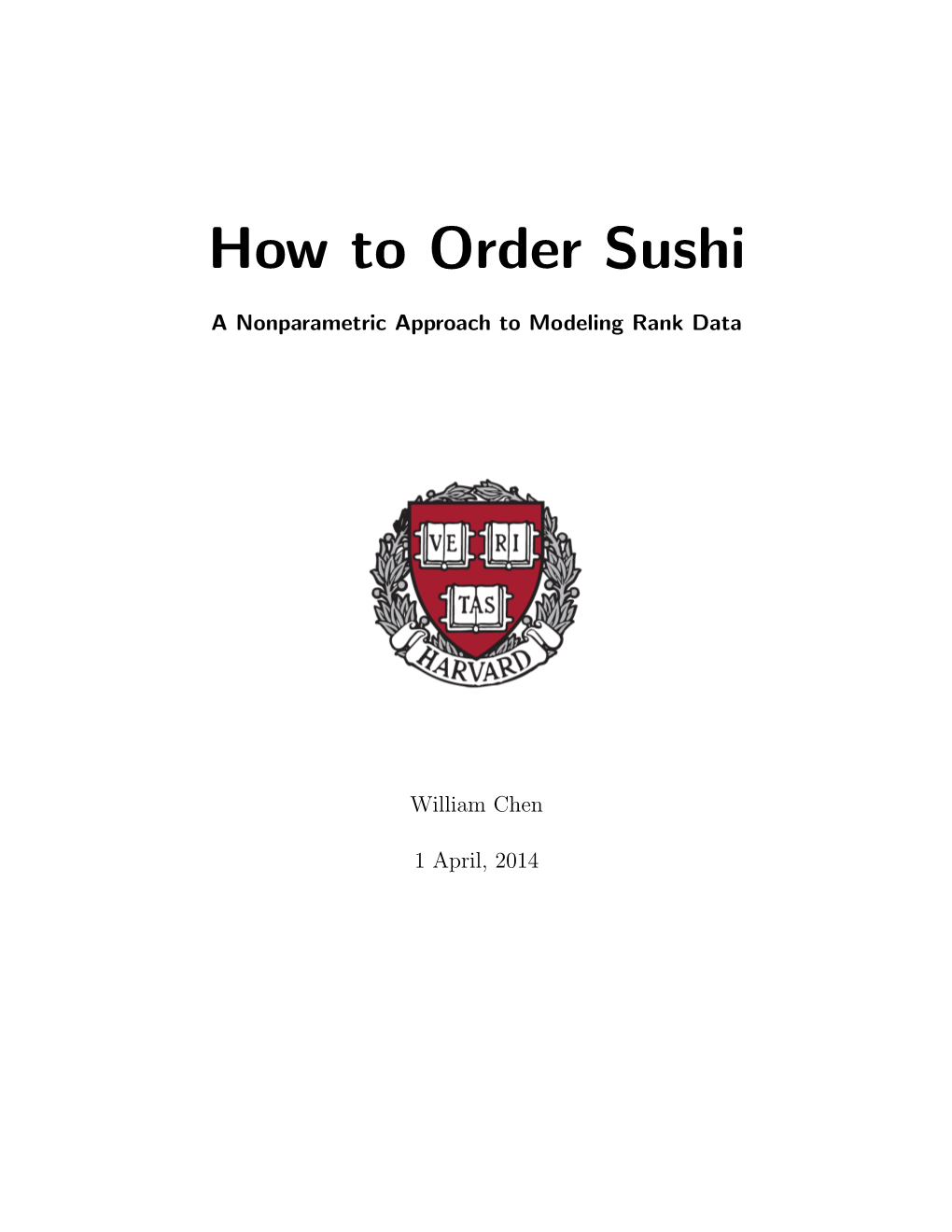 How to Order Sushi