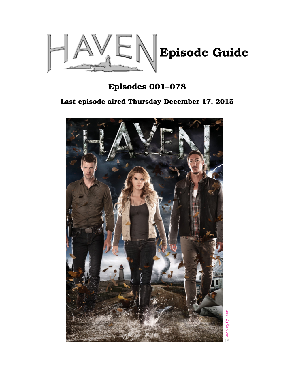 Episode Guide