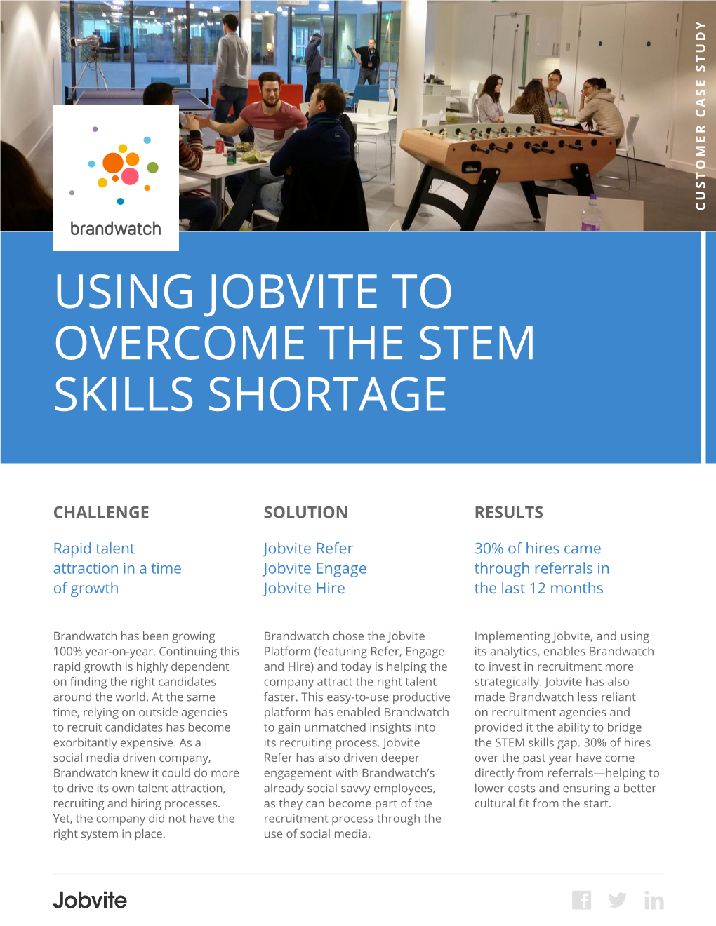 Using Jobvite to Overcome the Stem Skills Shortage