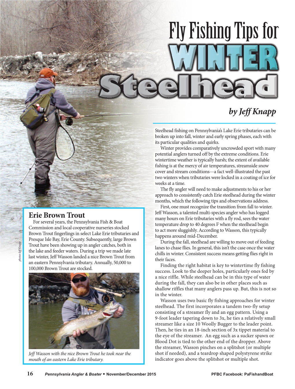 Fly Fishing Tips for WINTER Steelhead by Jeff Knapp