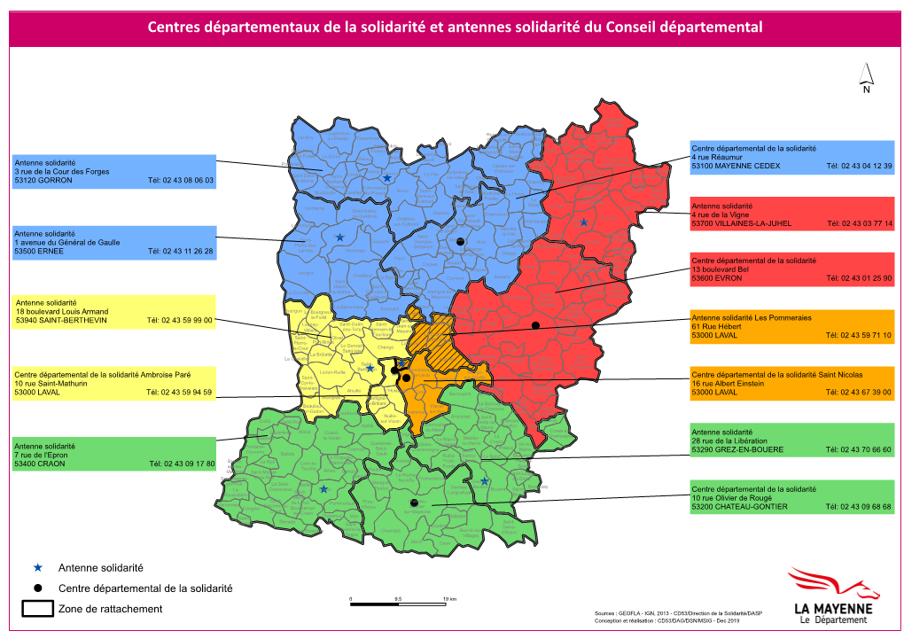 ^ ^ ^ ^ ^ ^ ^ Centres Départementaux De La Solidarité Et Antennes