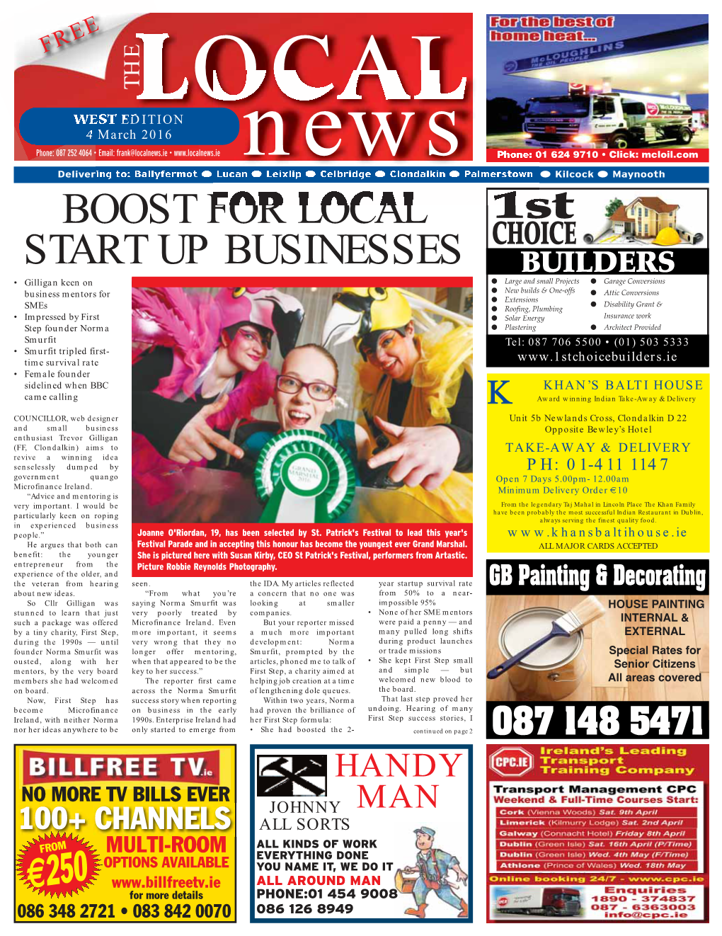 Boost for Local Start up Businesses