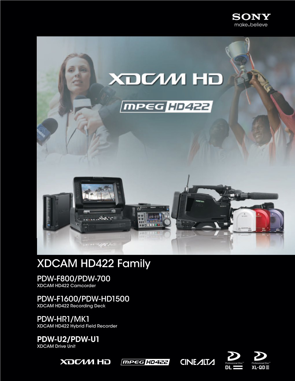 XDCAM HD422 Family