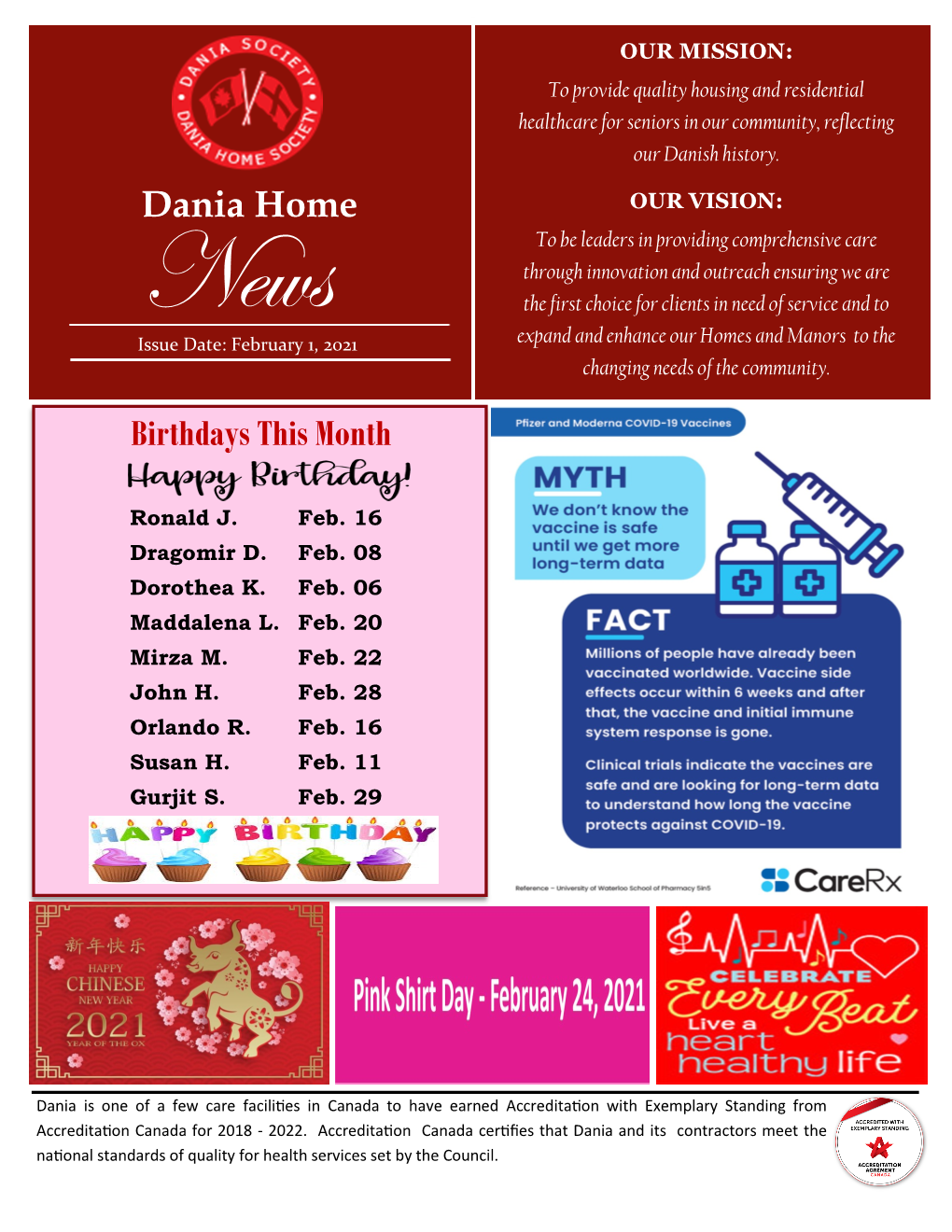 February 2021 Dania Home Newsletter