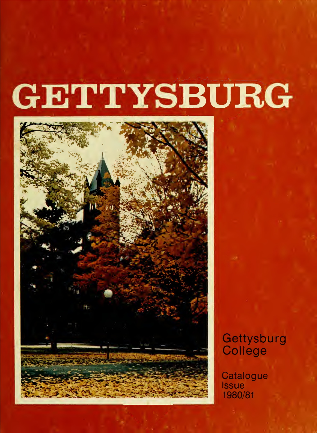 Gettysburg College Catalog