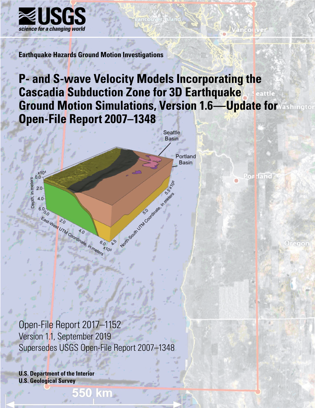 P- and S-Wave Velocity Models Incorporating the Cascadia