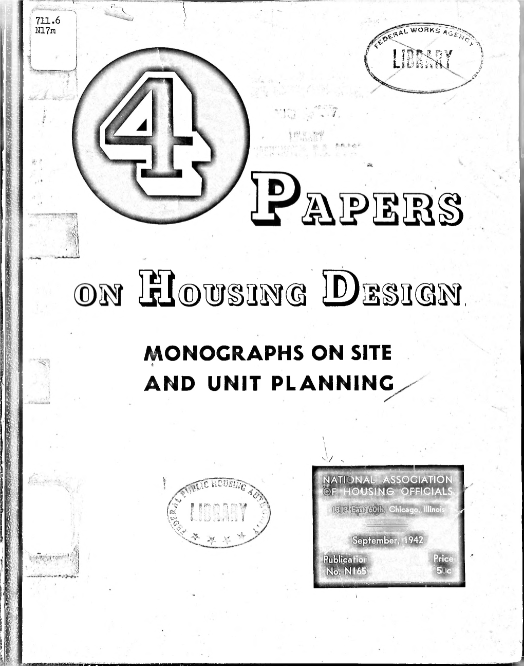 4 Papers on Housing Design Monographs on Site And