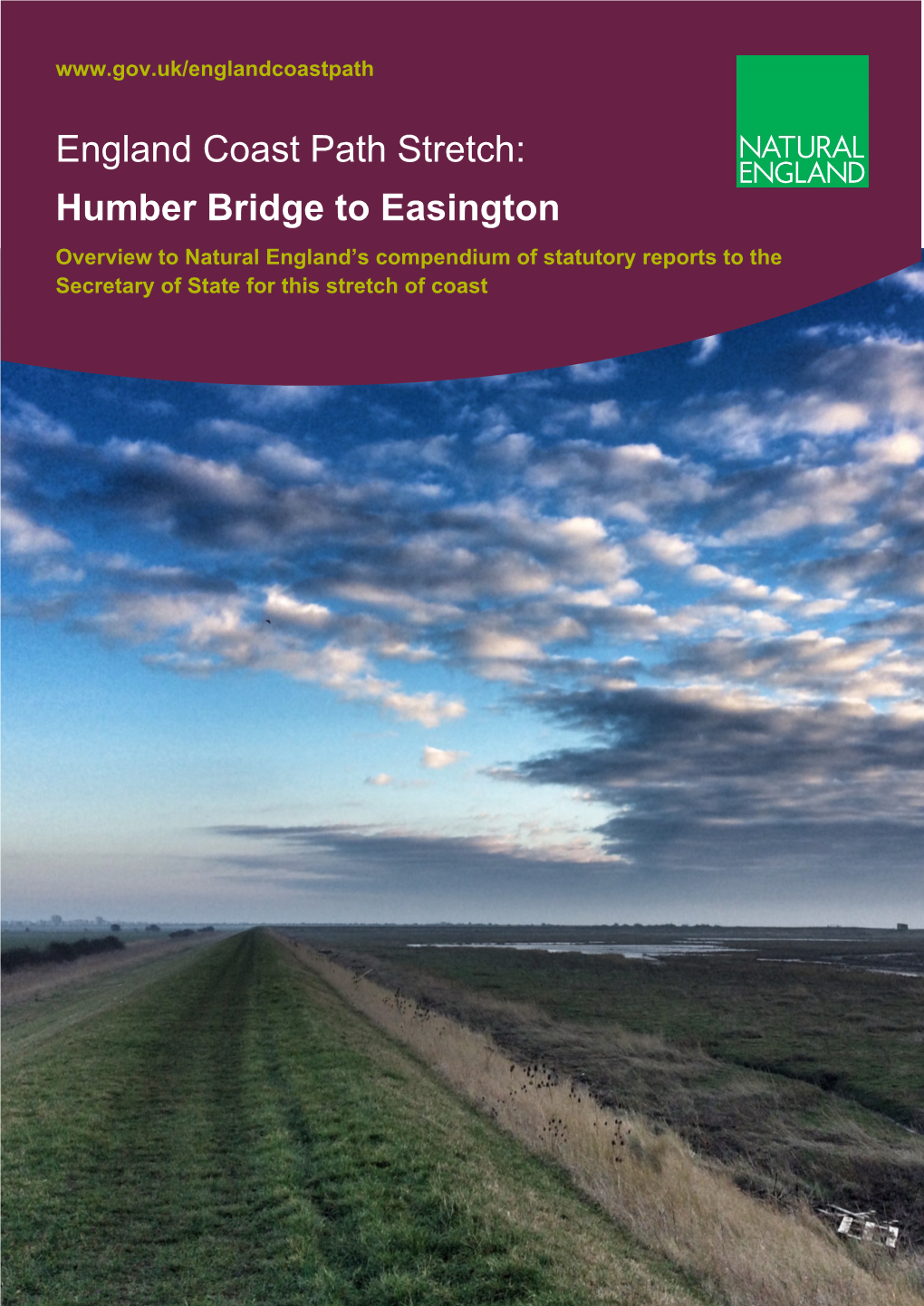 Humber Bridge to Easington | Overview Map A: Key Map – Humber Bridge to Easington