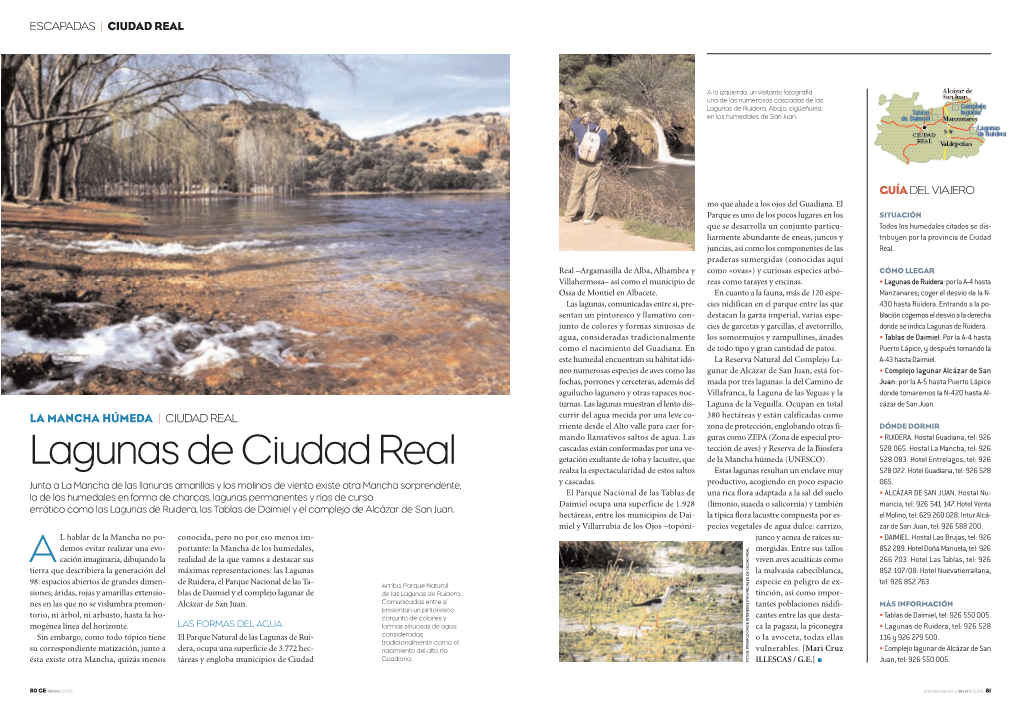 Lagunas De Ciudad Real Getación Exultante De Toba Y Lacustre, Que De La Mancha Húmeda (UNESCO)