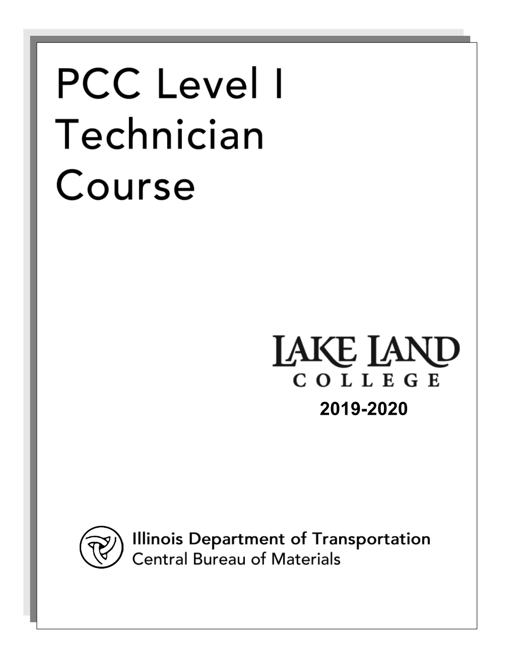 PCC Level I Technician Course Manual Revised November 1, 2019