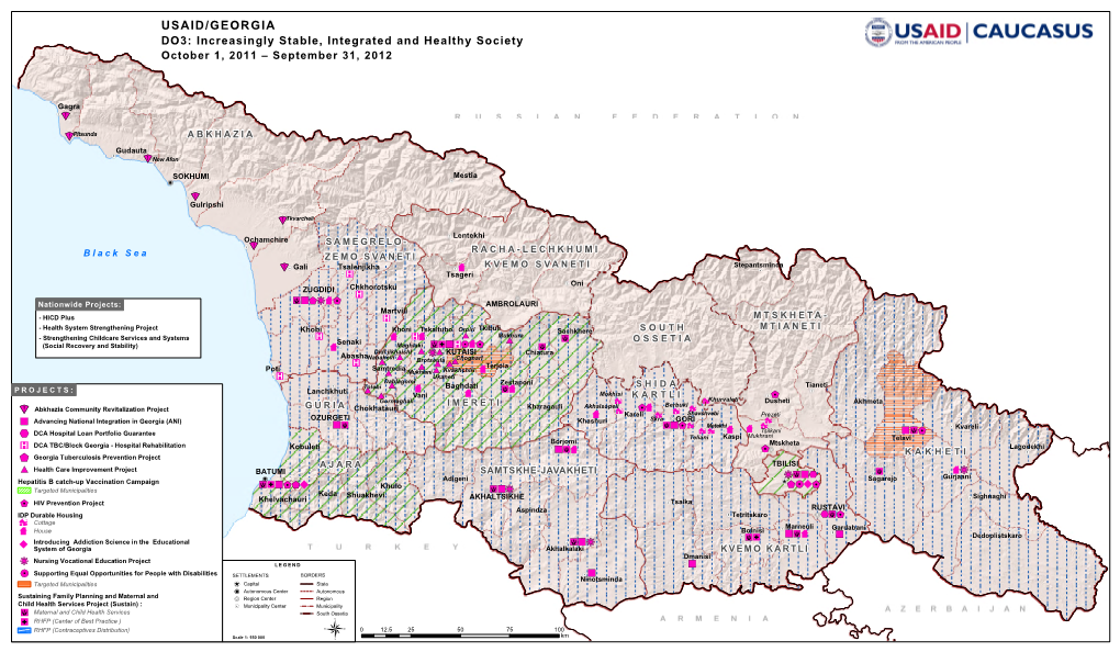 RHFP (Contraceptives Distribution) 0 12.5 25 50 75 100 Scale 1: 550 000 ® Km