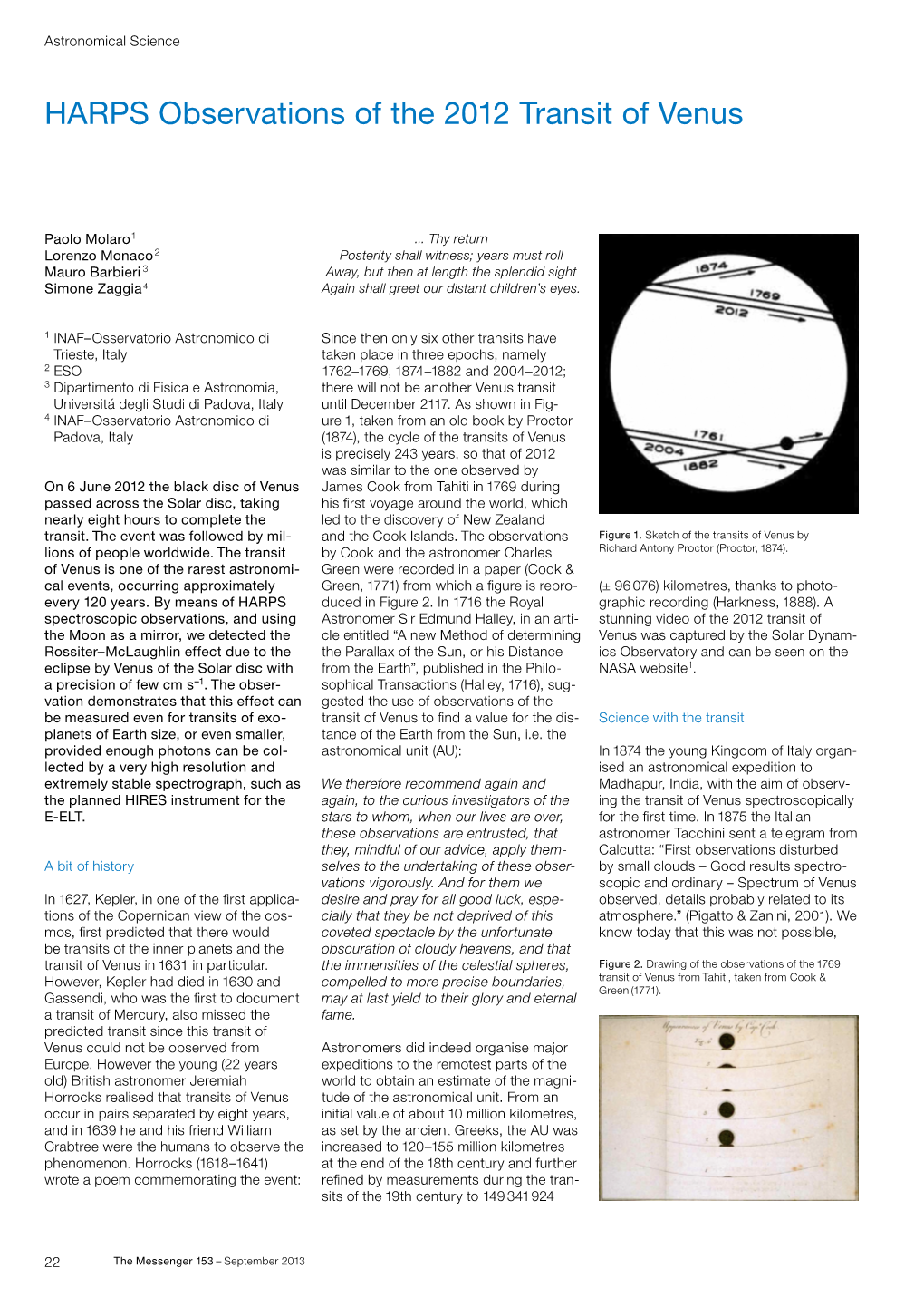 HARPS Observations of the 2012 Transit of Venus