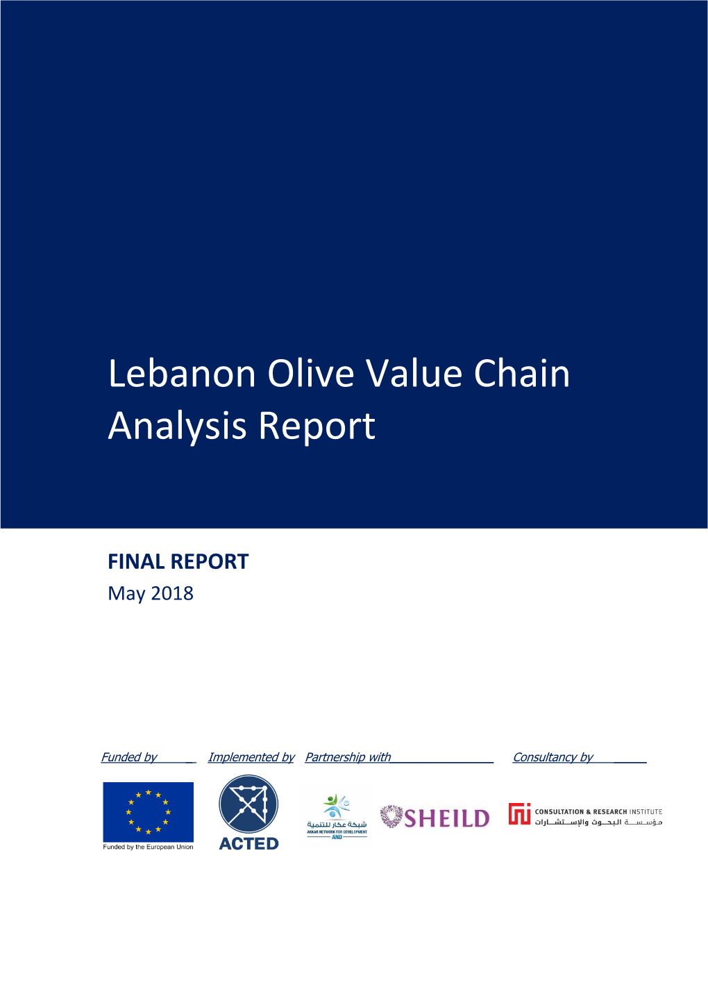 Lebanon Olive Value Chain Analysis Report