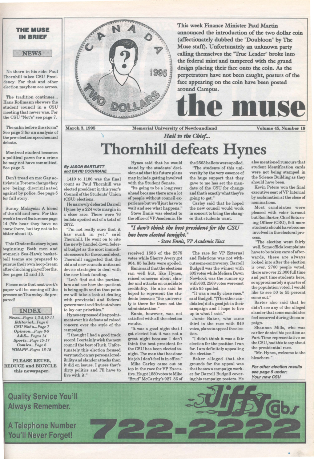 Thornhill Defeats Hynes a Political Pawn for a Crime He May Not Have Committed