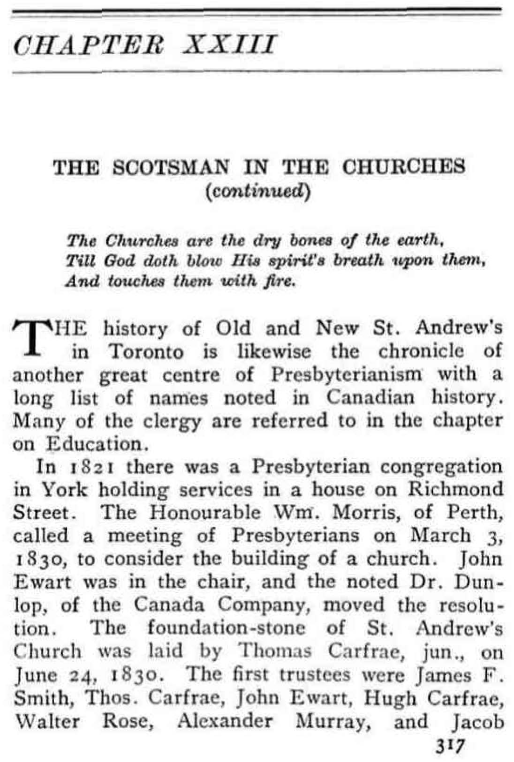 The Scotsman in the Churches
