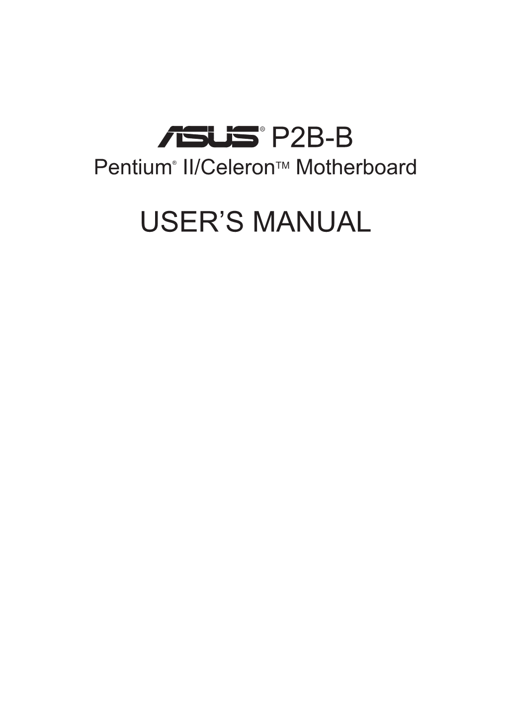 P2b-B User's Manual