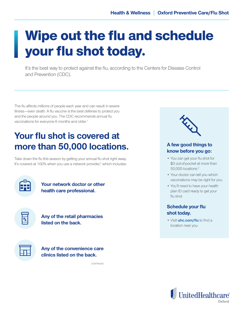 Wipe out the Flu and Schedule Your Flu Shot Today