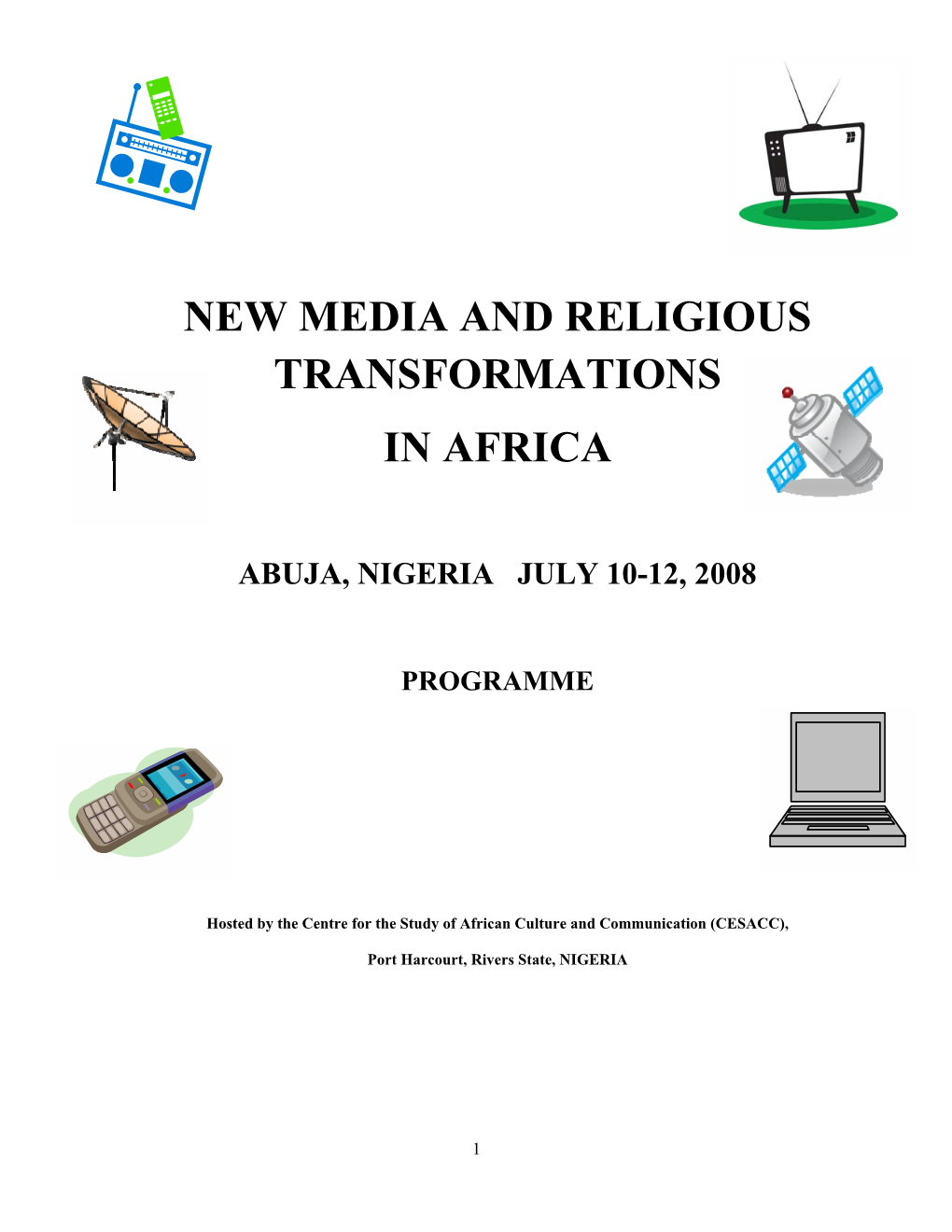 New Media and Religious Transformations in Africa