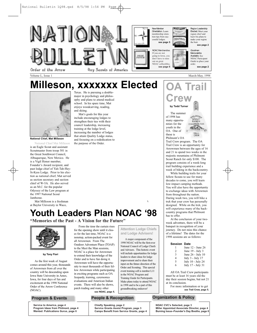 National Bulletin 1Q98.Qxd 8/5/98 1:54 PM Page 1