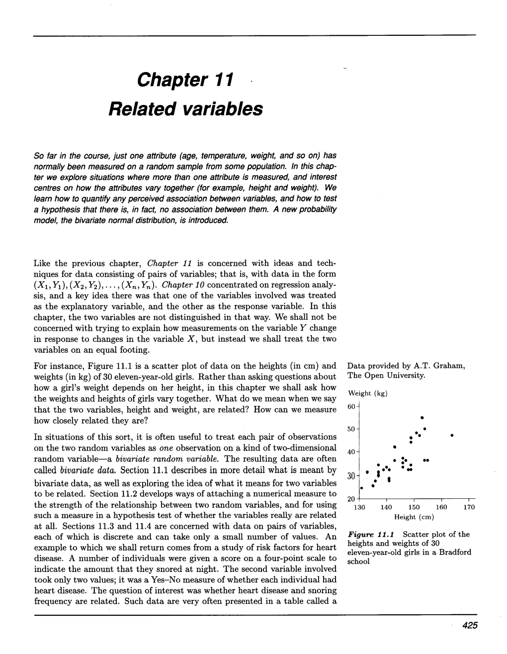 Chapter 11 Related Variables