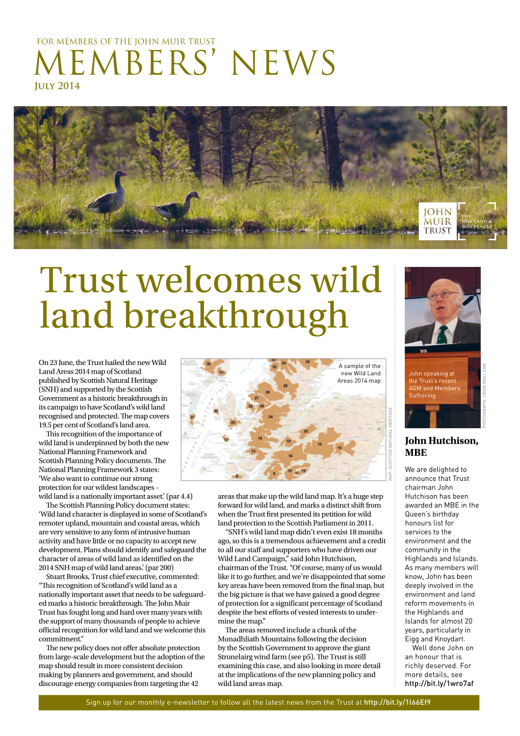 Trust Welcomes Wild Land Breakthrough