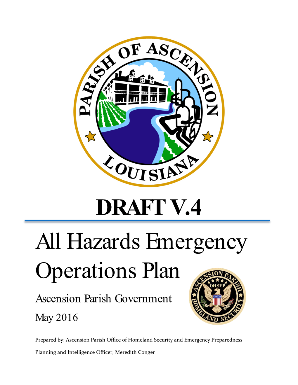 Hazards Emergency Operations Plan Ascension Parish Government May 2016