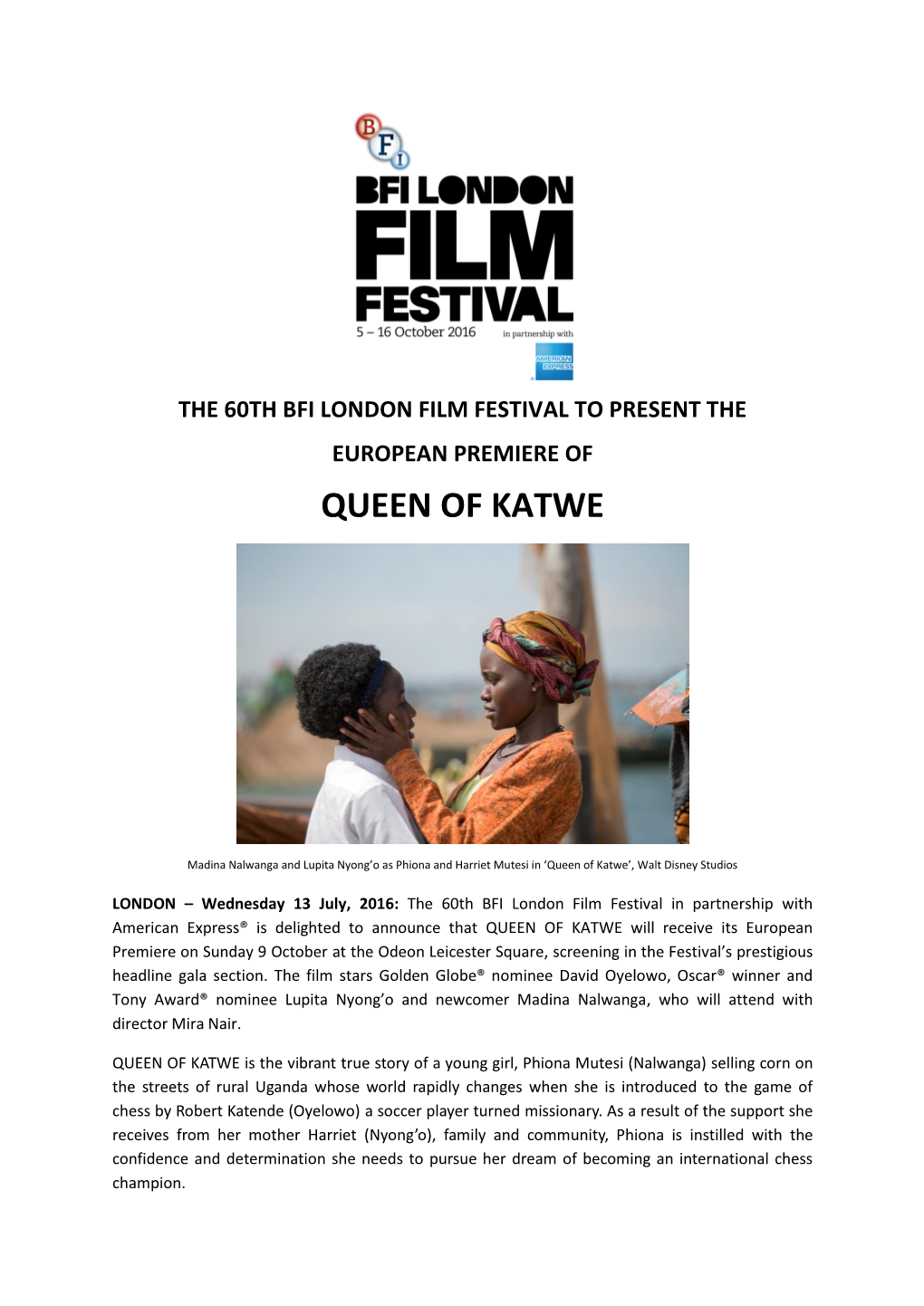 Queen of Katwe