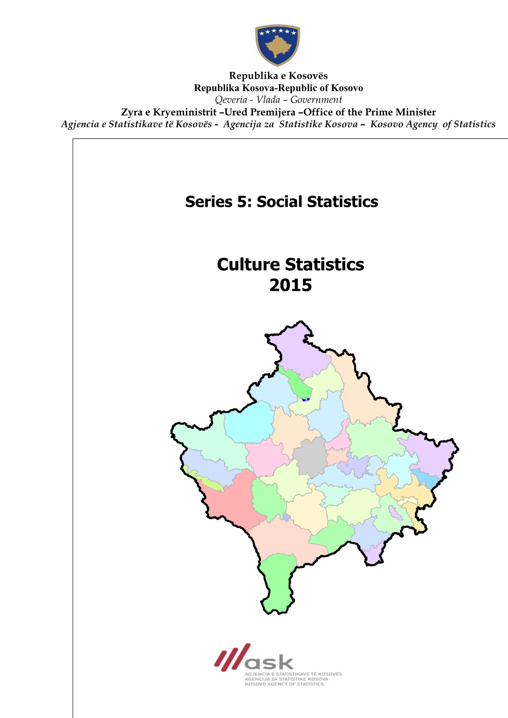 Information About Culture Statistics, 2015