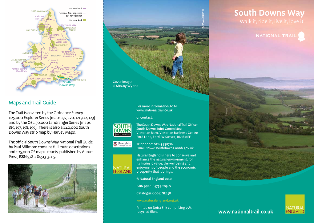 South Downs Way National Trail Officer 185, 197, 198, 199]