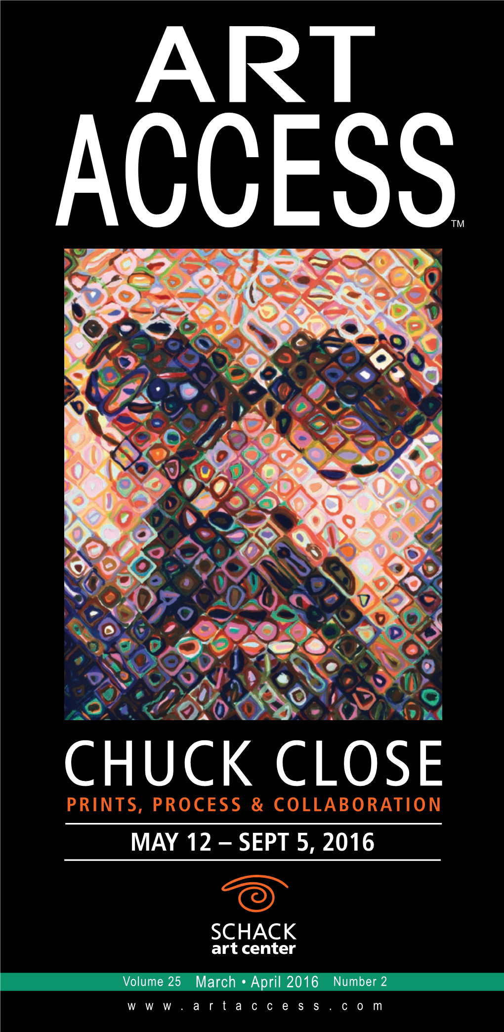 Chuck Close Prints, Process & Collaboration May 12 – Sept 5, 2016