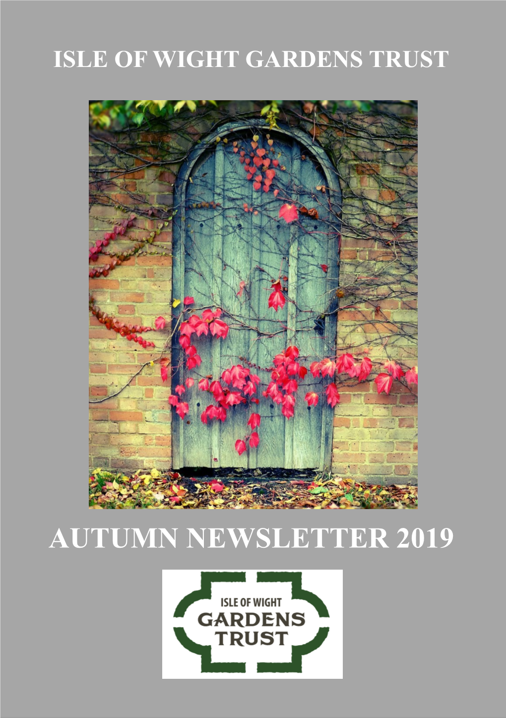 Autumn Newsletter 2019