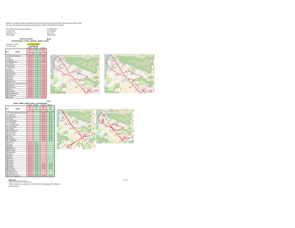 01B-Schedule for Line, Version 1.3.0724