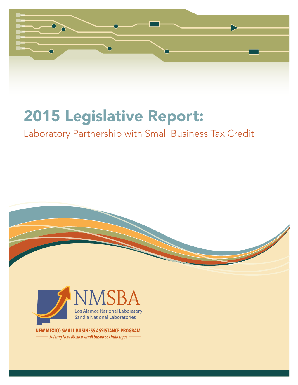 2015 Legislative Report: Laboratory Partnership with Small Business Tax Credit