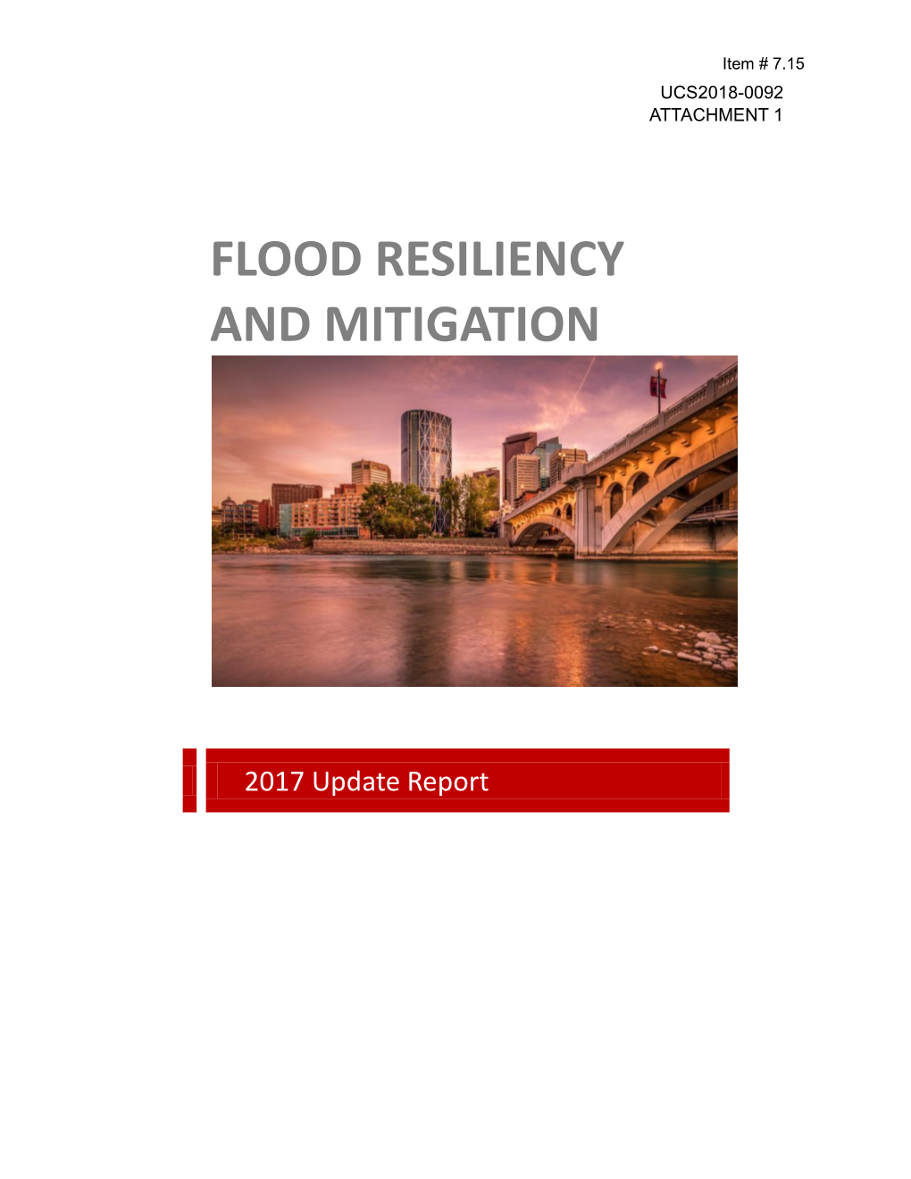 Flood Resiliency and Mitigation