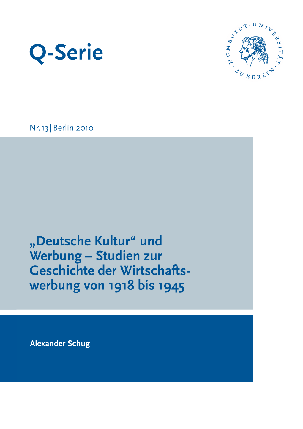 „Deutsche Kultur“ Und Werbung : Studien Zur Geschichte