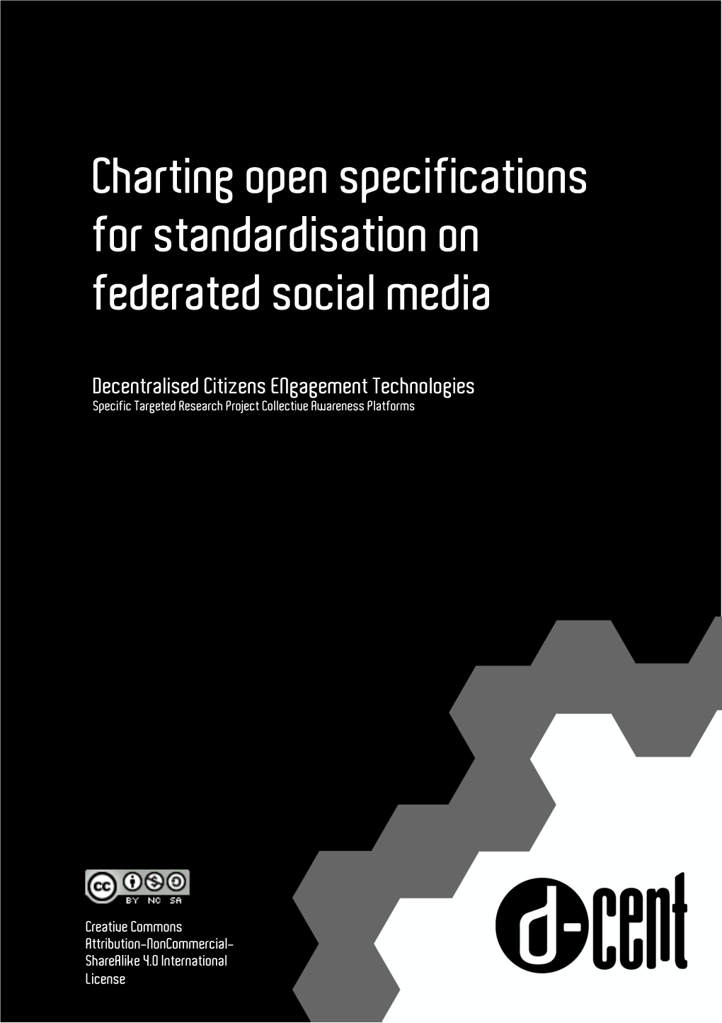 Charting Open Specifications for Standardisation on Federated Social Media