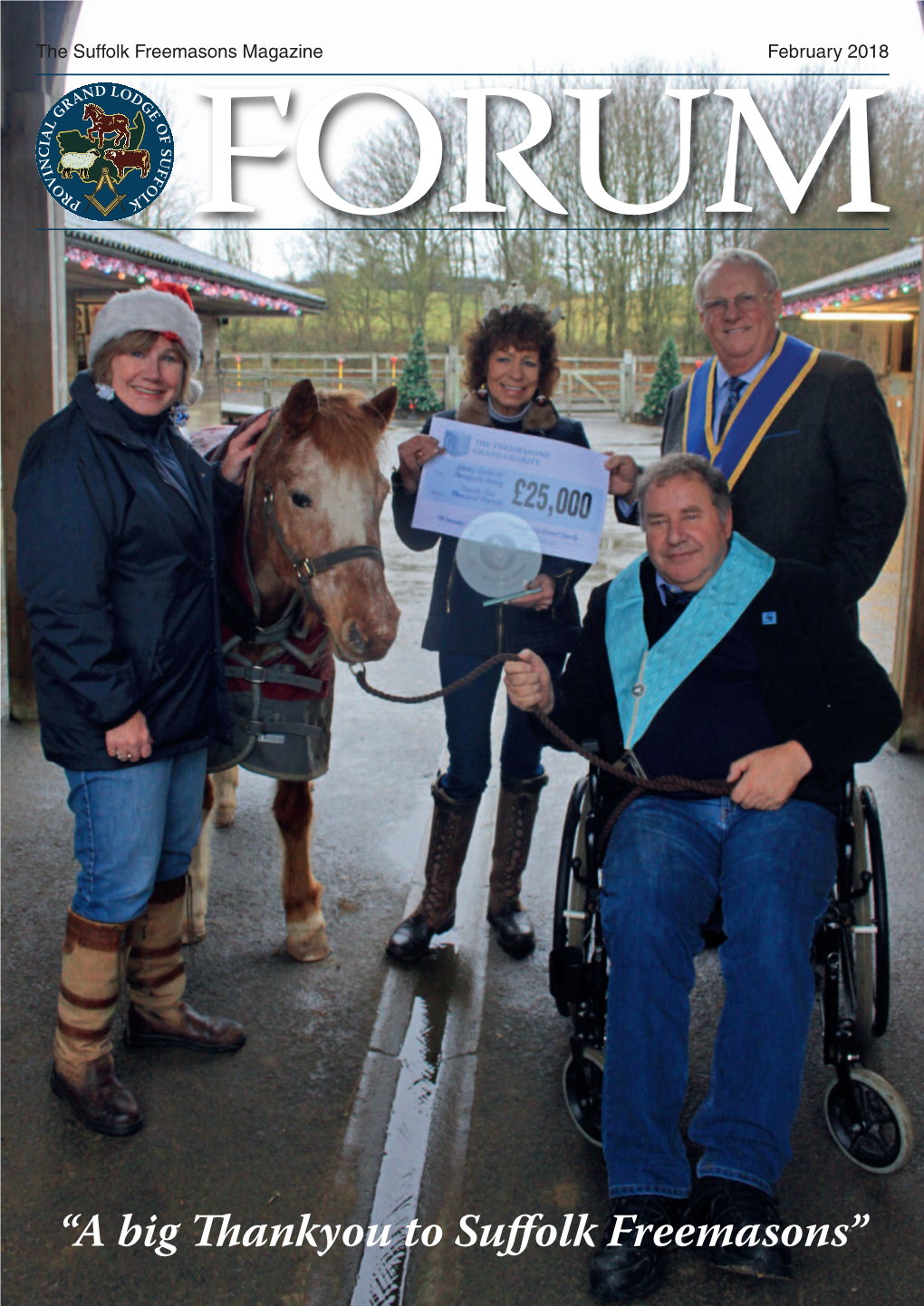 “A Big Ankyou to Suffolk Freemasons”