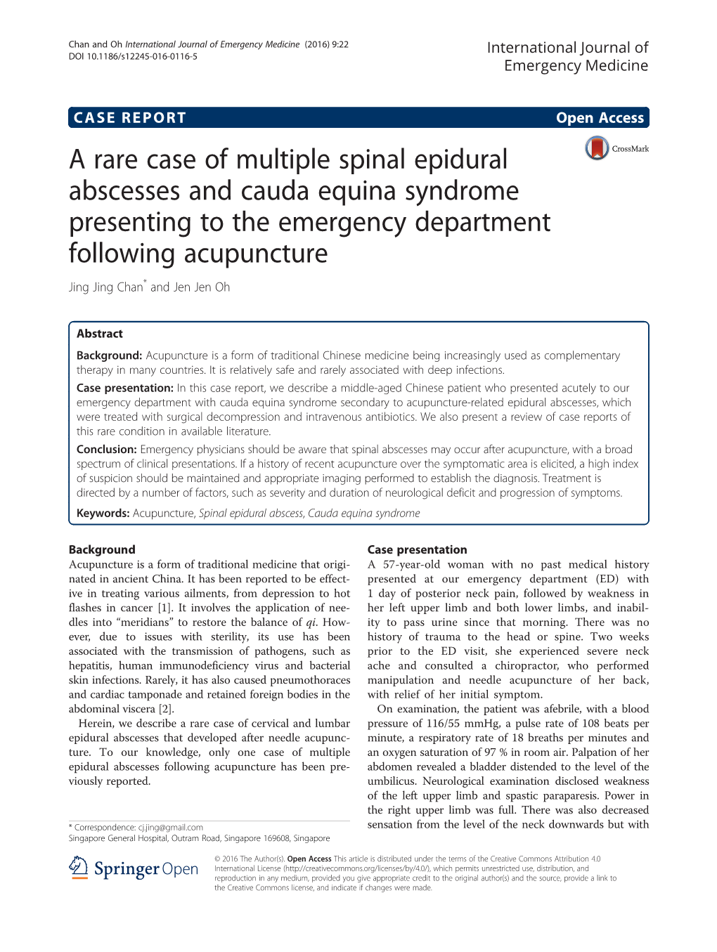 A Rare Case of Multiple Spinal Epidural Abscesses and Cauda Equina
