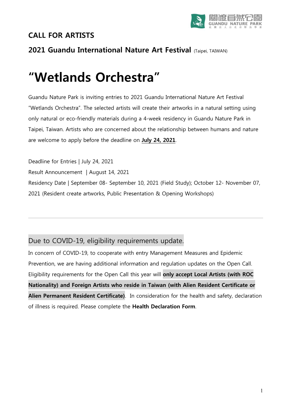 “Wetlands Orchestra”